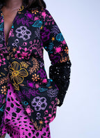 Blossom sequin Jacket Set